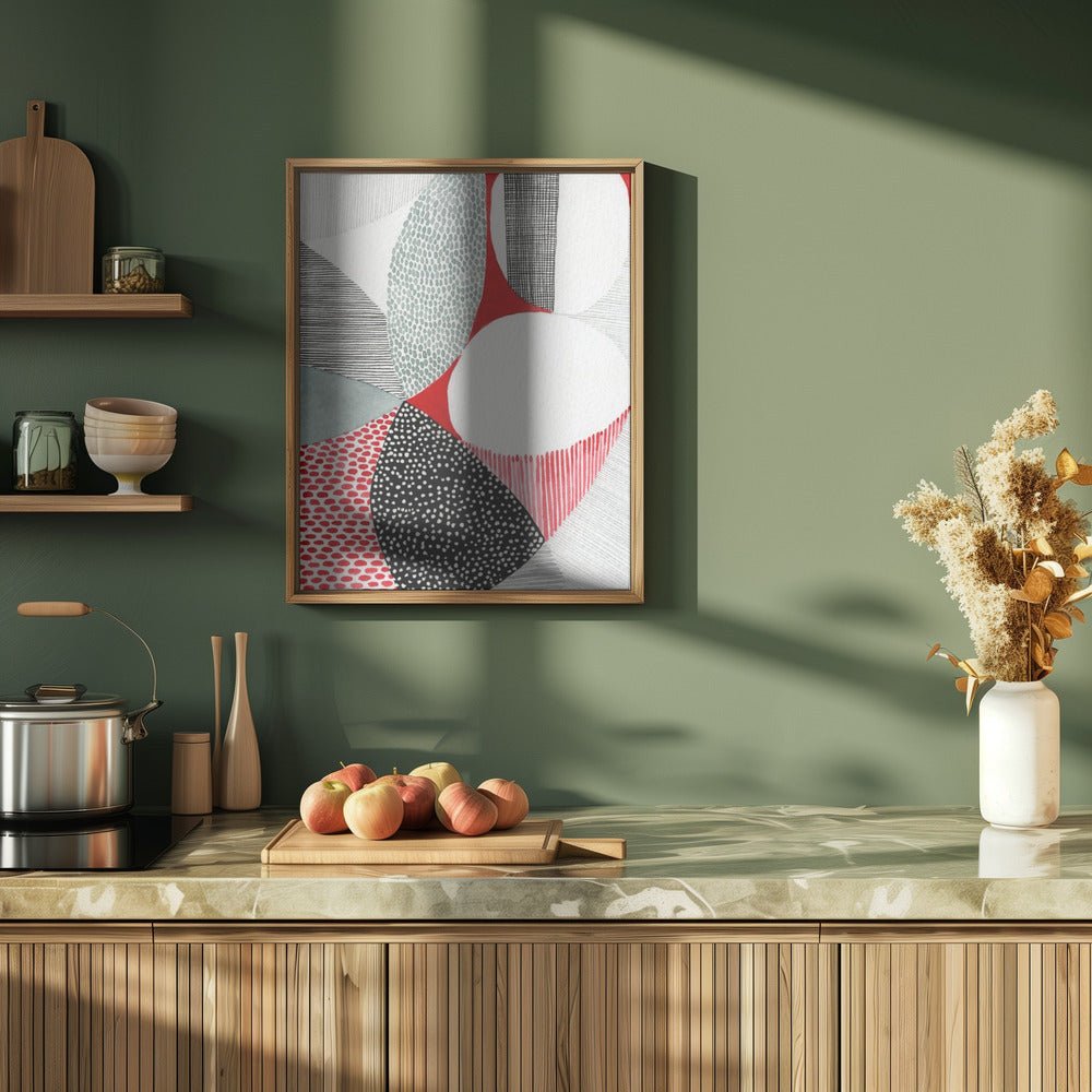 Geometric Patterns And Vivid Colors - Stretched Canvas, Poster or Fine Art Print - I Heart Wall Art - Poster Print, Canvas Print or Framed Art Print