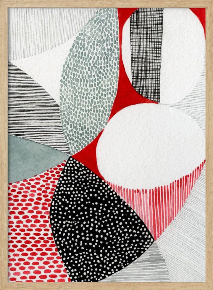 Geometric Patterns And Vivid Colors - Stretched Canvas, Poster or Fine Art Print - I Heart Wall Art - Poster Print, Canvas Print or Framed Art Print