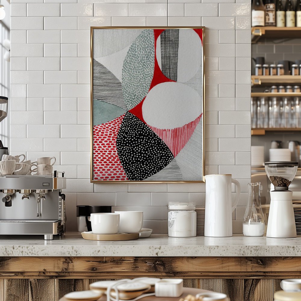 Geometric Patterns And Vivid Colors - Stretched Canvas, Poster or Fine Art Print - I Heart Wall Art - Poster Print, Canvas Print or Framed Art Print