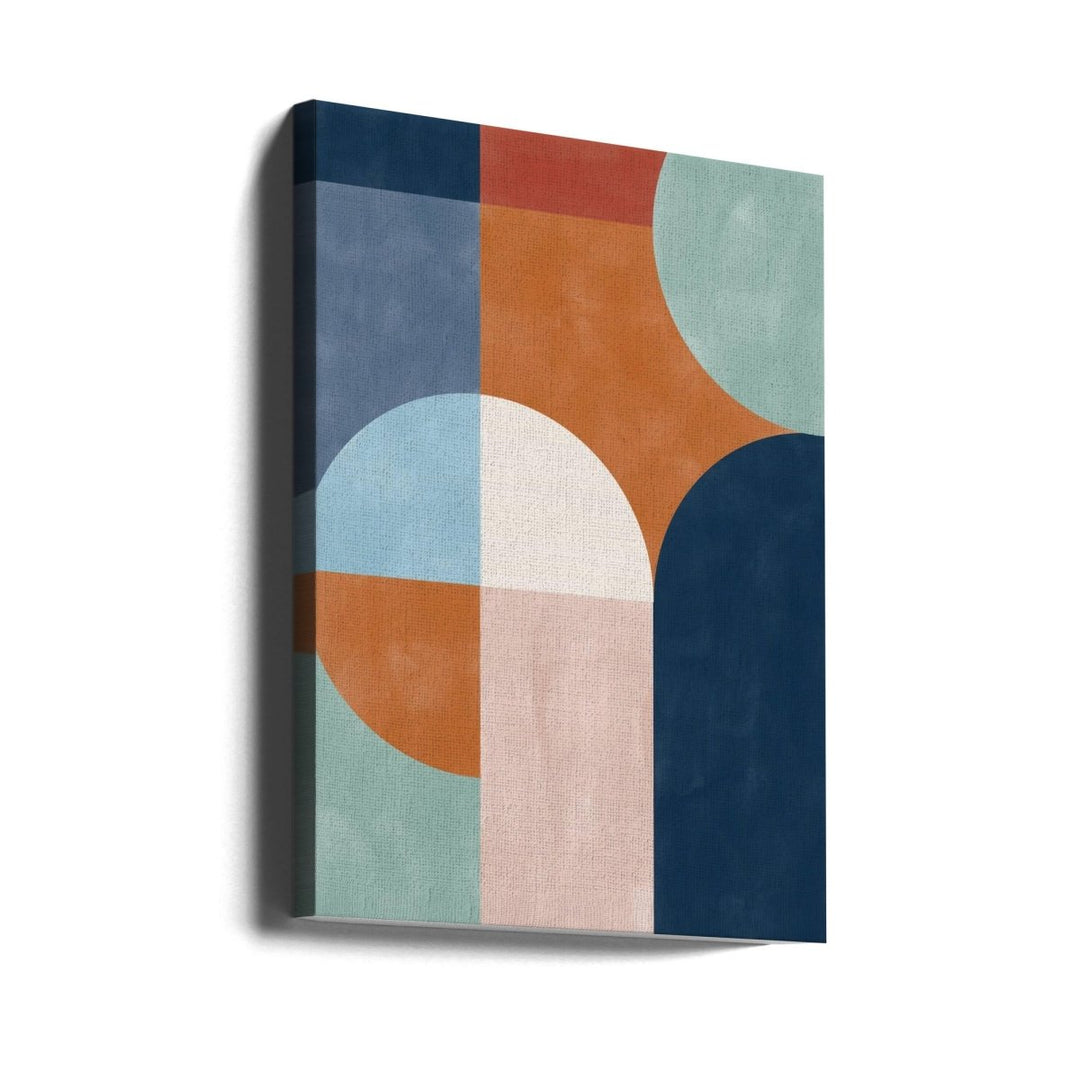 Geometric Shapes And Bold Colors - Stretched Canvas, Poster or Fine Art Print - I Heart Wall Art - Poster Print, Canvas Print or Framed Art Print