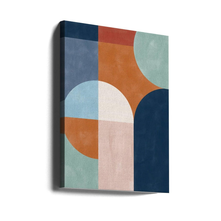 Geometric Shapes And Bold Colors - Stretched Canvas, Poster or Fine Art Print - I Heart Wall Art - Poster Print, Canvas Print or Framed Art Print