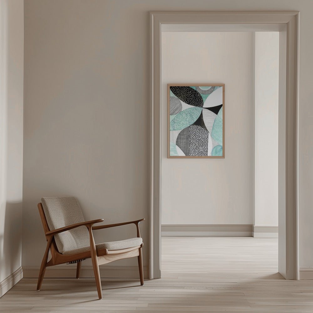Geometric Shapes And Intricate Patterns - Stretched Canvas, Poster or Fine Art Print - I Heart Wall Art - Poster Print, Canvas Print or Framed Art Print