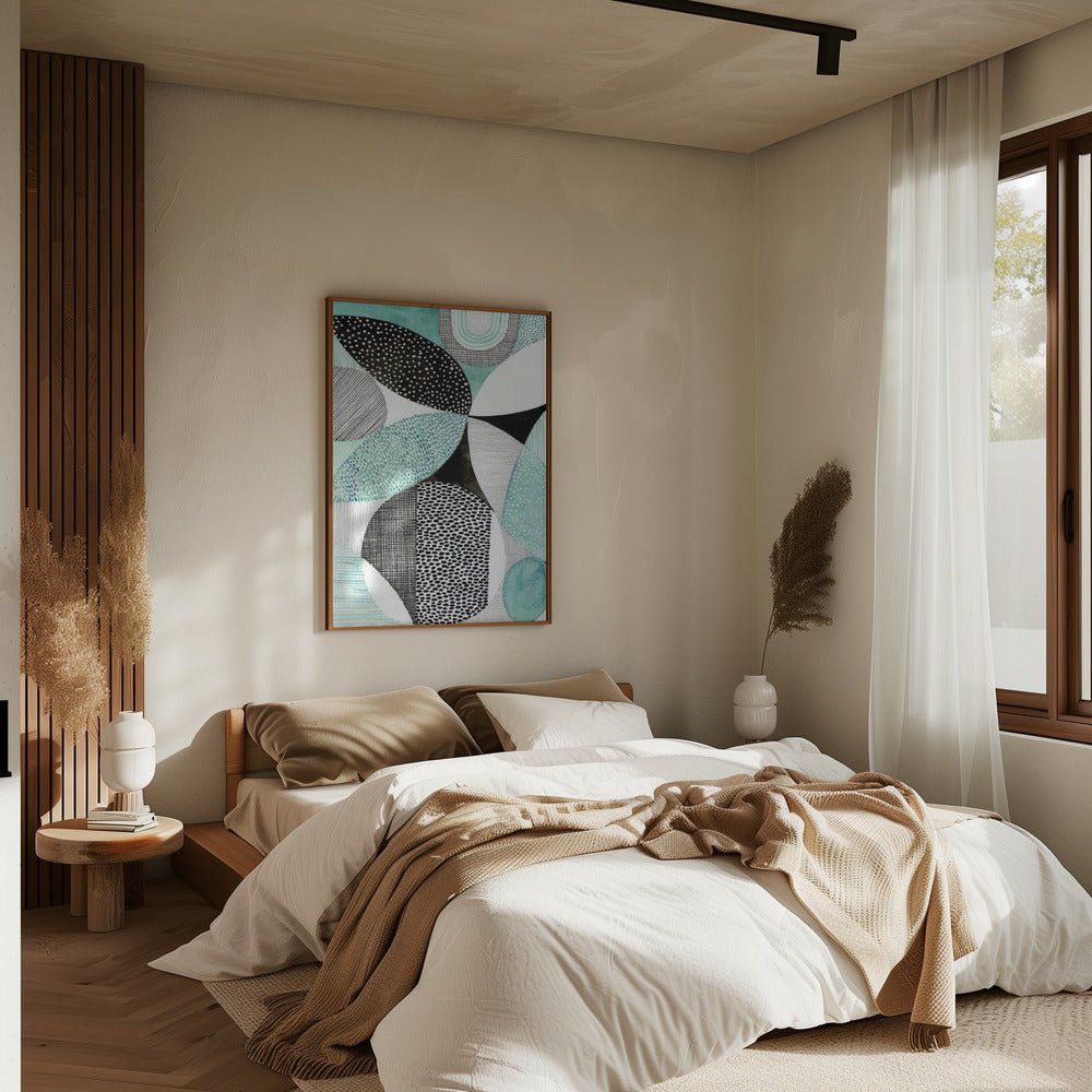 Geometric Shapes And Intricate Patterns - Stretched Canvas, Poster or Fine Art Print - I Heart Wall Art - Poster Print, Canvas Print or Framed Art Print