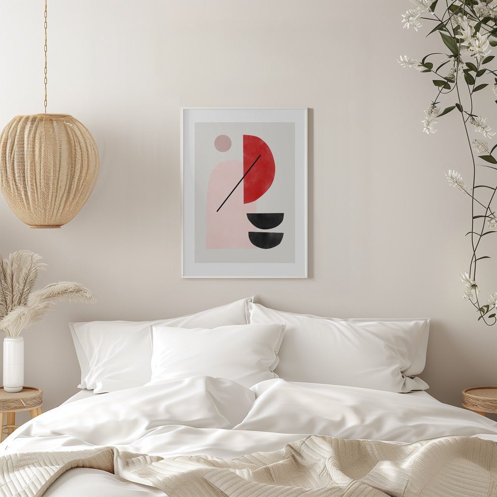 Geometric Shapes In A Minimalist Style - Stretched Canvas, Poster or Fine Art Print - I Heart Wall Art - Poster Print, Canvas Print or Framed Art Print