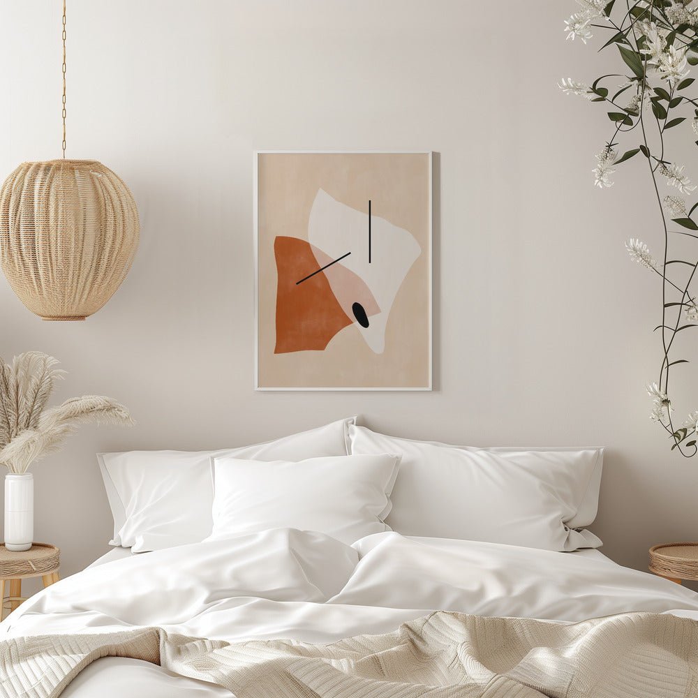 Geometric Shapes In Earthy Tones - Stretched Canvas, Poster or Fine Art Print - I Heart Wall Art - Poster Print, Canvas Print or Framed Art Print