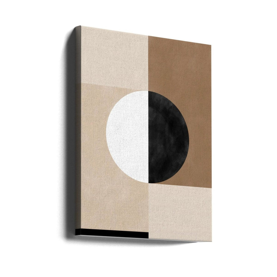 Geometric Shapes with a Central Circle - Stretched Canvas, Poster or Fine Art Print - I Heart Wall Art - Poster Print, Canvas Print or Framed Art Print