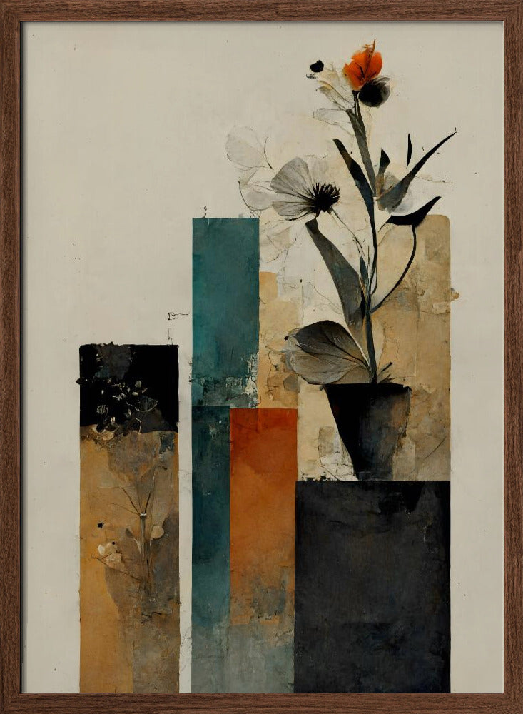 Geometric Stillife - Stretched Canvas, Poster or Fine Art Print I Heart Wall Art