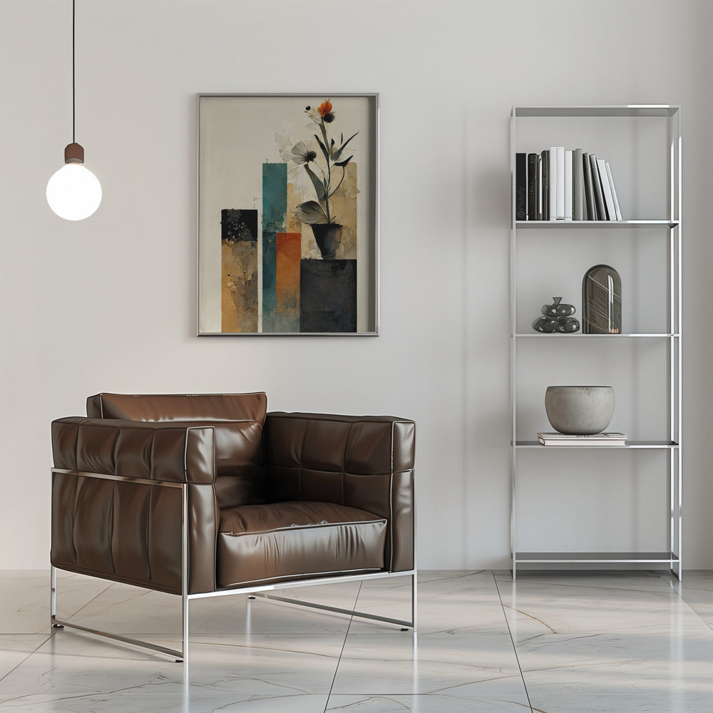 Geometric Stillife - Stretched Canvas, Poster or Fine Art Print I Heart Wall Art
