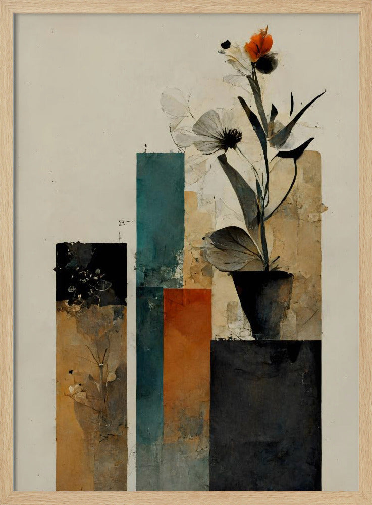 Geometric Stillife - Stretched Canvas, Poster or Fine Art Print I Heart Wall Art