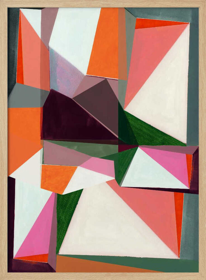 Geometric Symphony - Stretched Canvas, Poster or Fine Art Print - I Heart Wall Art - Poster Print, Canvas Print or Framed Art Print
