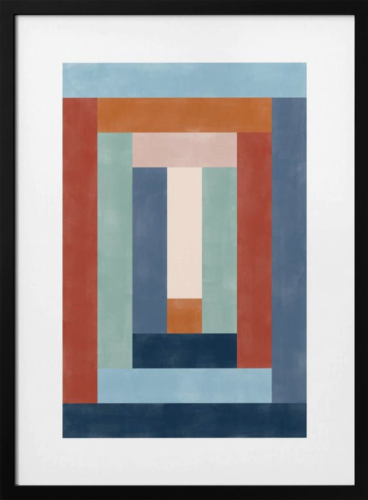 Geometric Symphony - Stretched Canvas, Poster or Fine Art Print - I Heart Wall Art - Poster Print, Canvas Print or Framed Art Print