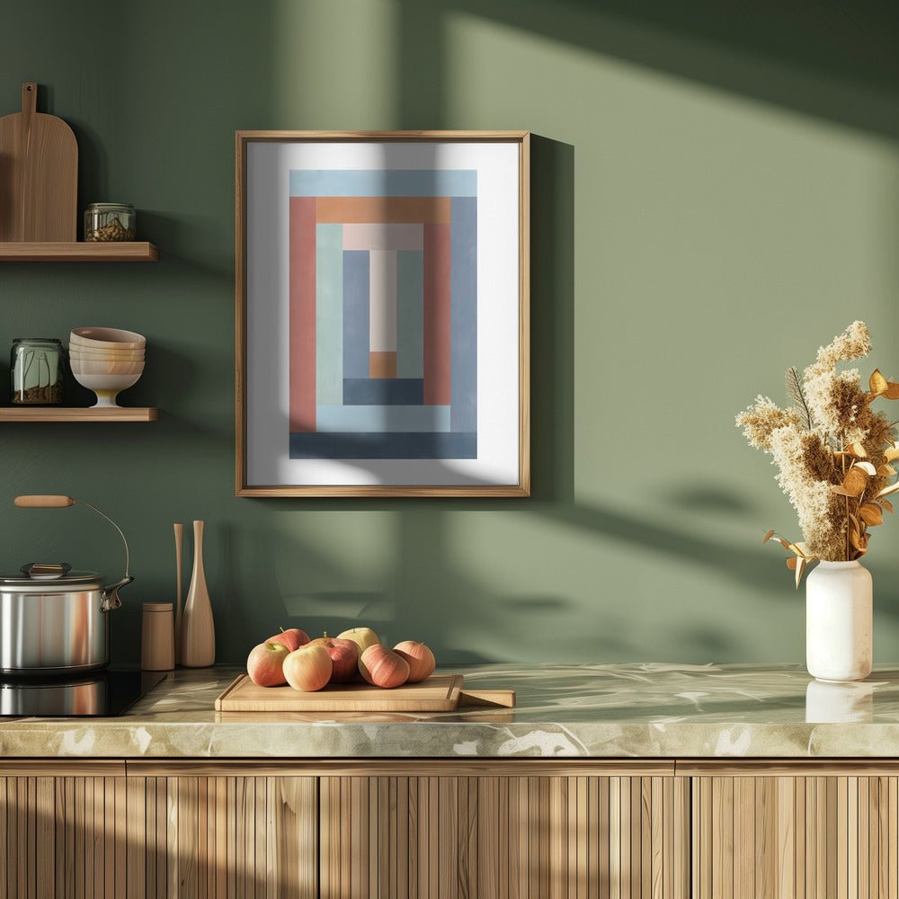 Geometric Symphony - Stretched Canvas, Poster or Fine Art Print - I Heart Wall Art - Poster Print, Canvas Print or Framed Art Print