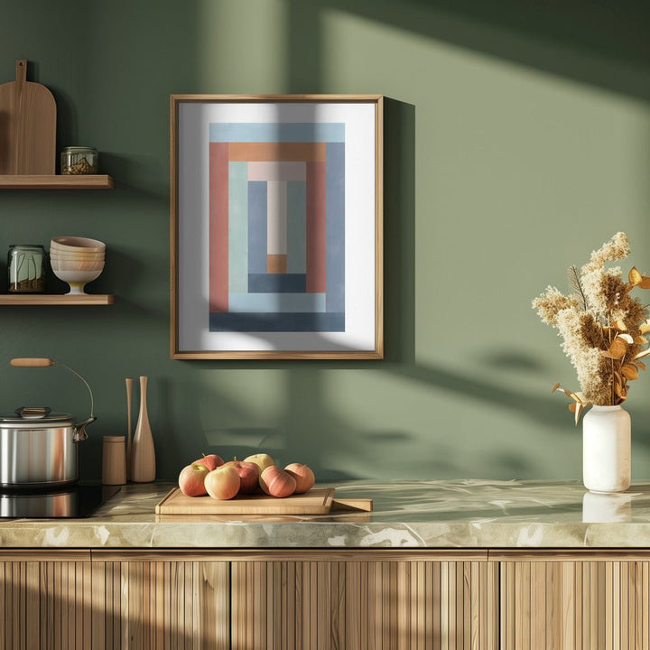 Geometric Symphony - Stretched Canvas, Poster or Fine Art Print - I Heart Wall Art - Poster Print, Canvas Print or Framed Art Print