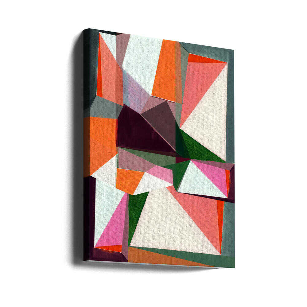 Geometric Symphony - Stretched Canvas, Poster or Fine Art Print - I Heart Wall Art - Poster Print, Canvas Print or Framed Art Print