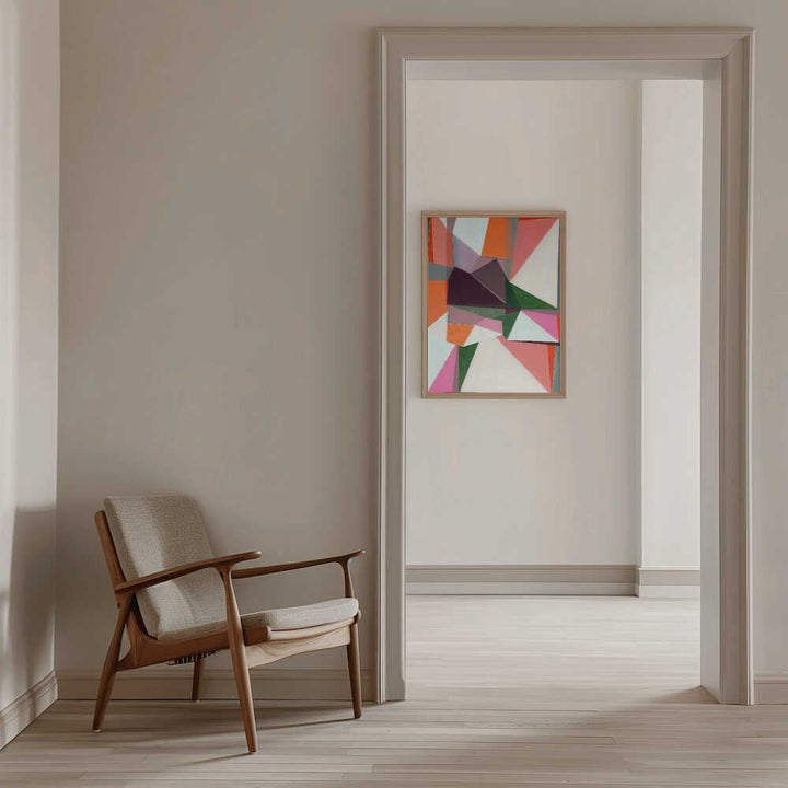 Geometric Symphony - Stretched Canvas, Poster or Fine Art Print - I Heart Wall Art - Poster Print, Canvas Print or Framed Art Print