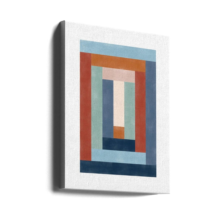 Geometric Symphony - Stretched Canvas, Poster or Fine Art Print - I Heart Wall Art - Poster Print, Canvas Print or Framed Art Print