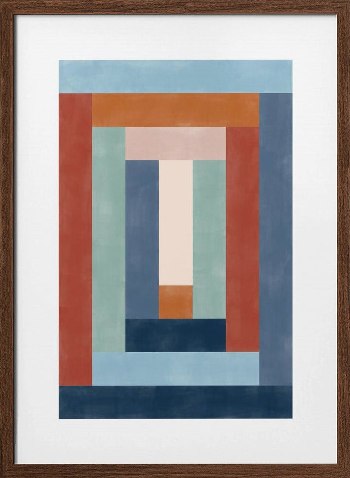 Geometric Symphony - Stretched Canvas, Poster or Fine Art Print - I Heart Wall Art - Poster Print, Canvas Print or Framed Art Print