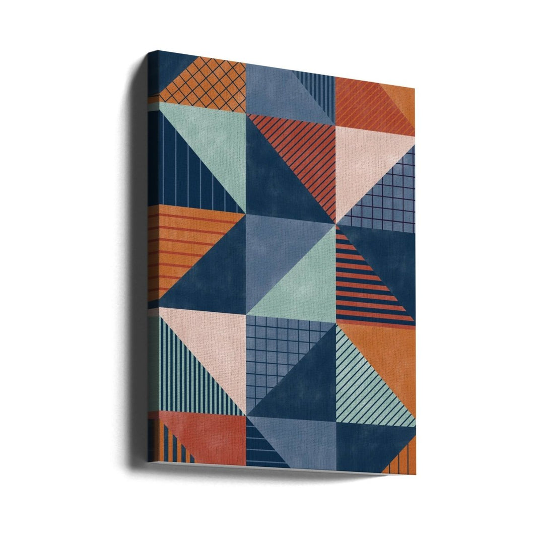 Geometric Symphony - Stretched Canvas, Poster or Fine Art Print - I Heart Wall Art - Poster Print, Canvas Print or Framed Art Print