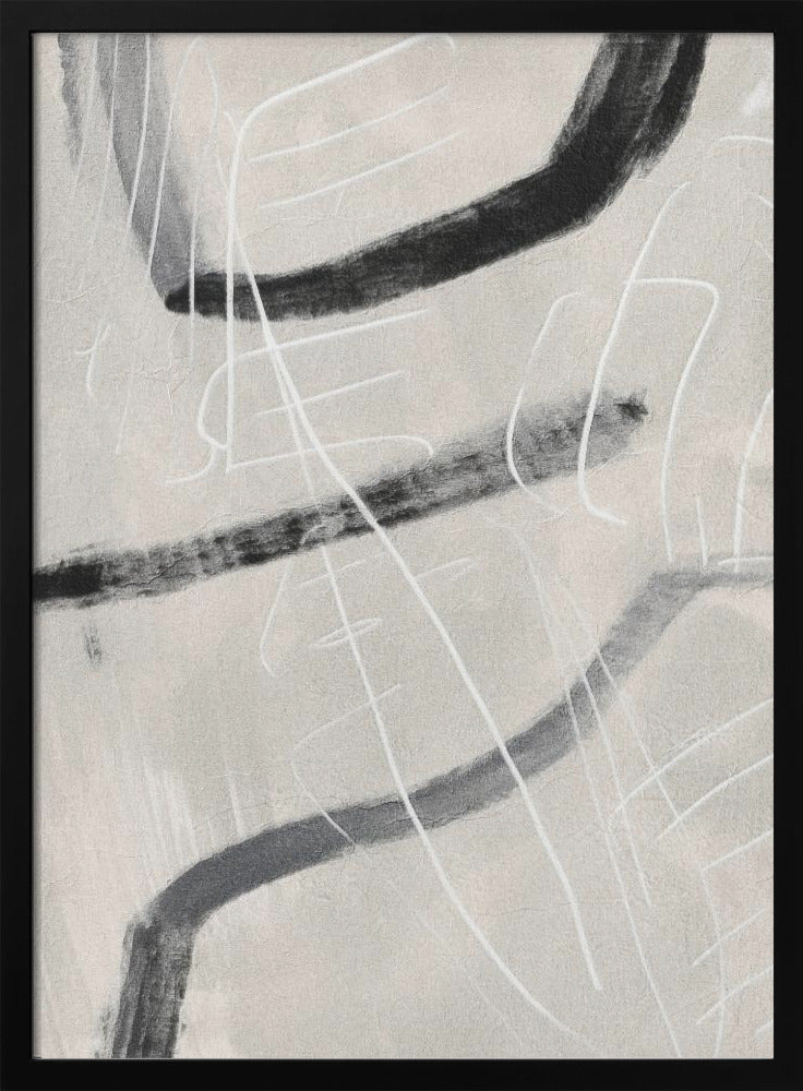 Gestual #4 - Stretched Canvas, Poster or Fine Art Print I Heart Wall Art