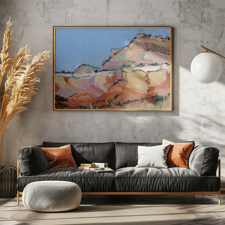 Ghost Ranch Morning - Stretched Canvas, Poster or Fine Art Print I Heart Wall Art