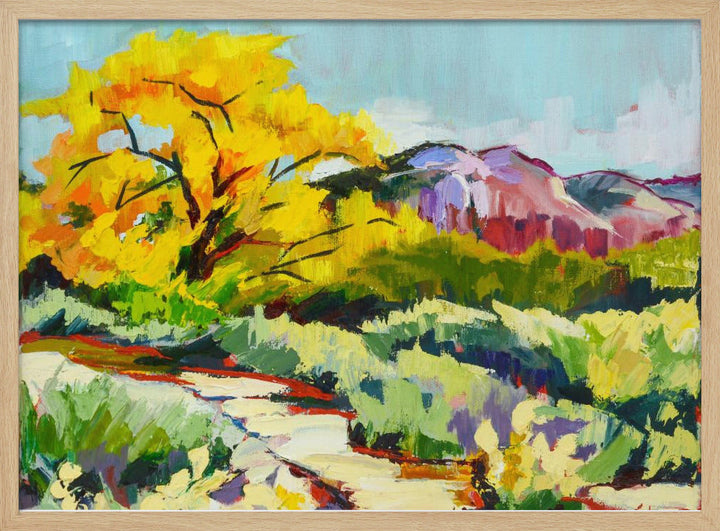 Ghost Ranch Trail - Stretched Canvas, Poster or Fine Art Print I Heart Wall Art