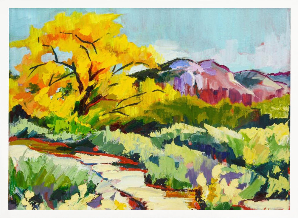 Ghost Ranch Trail - Stretched Canvas, Poster or Fine Art Print I Heart Wall Art