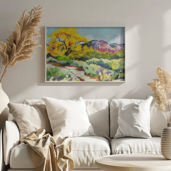 Ghost Ranch Trail - Stretched Canvas, Poster or Fine Art Print I Heart Wall Art