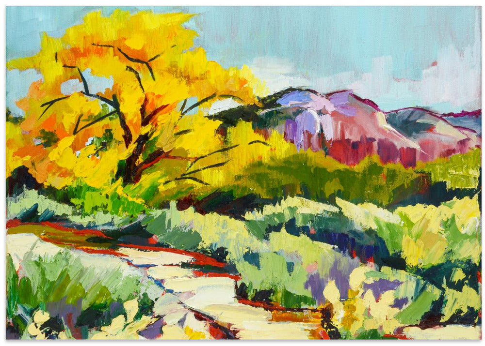 Ghost Ranch Trail - Stretched Canvas, Poster or Fine Art Print I Heart Wall Art