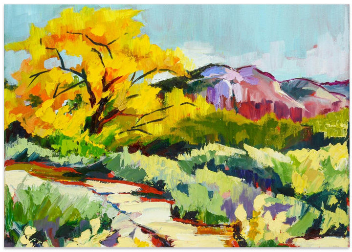 Ghost Ranch Trail - Stretched Canvas, Poster or Fine Art Print I Heart Wall Art