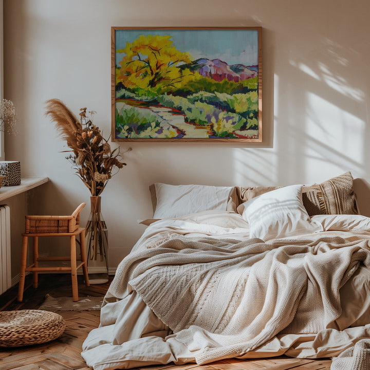 Ghost Ranch Trail - Stretched Canvas, Poster or Fine Art Print I Heart Wall Art