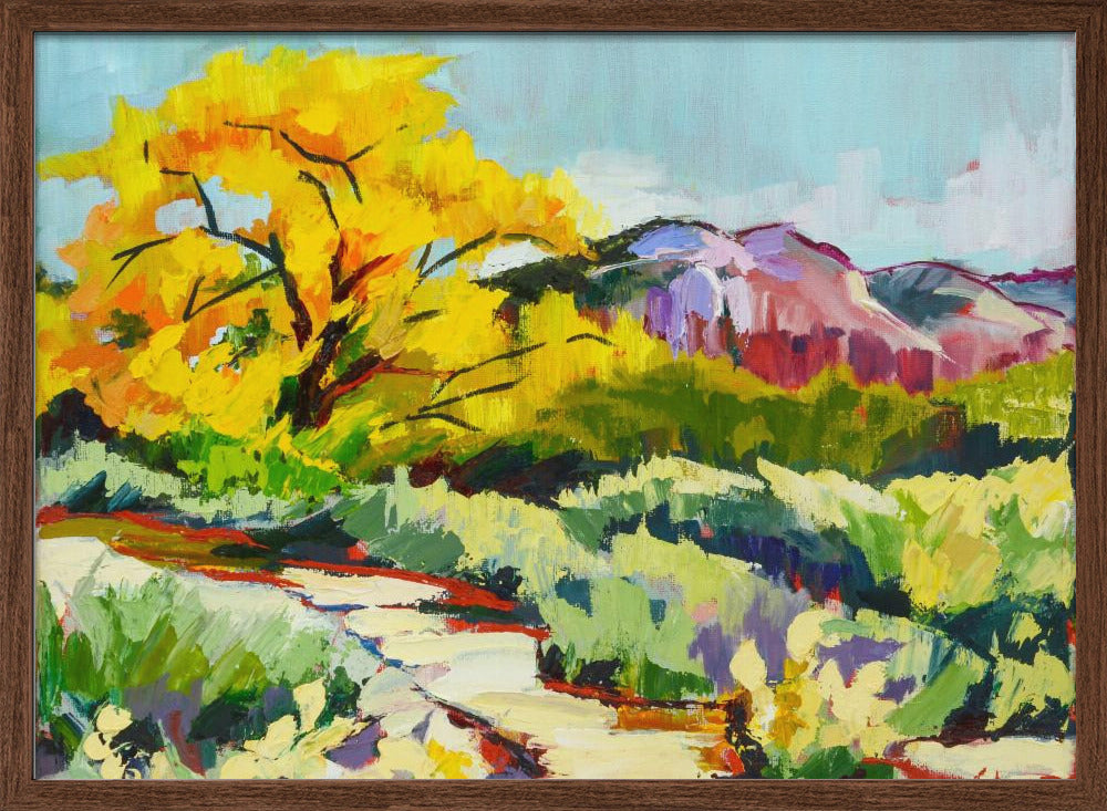 Ghost Ranch Trail - Stretched Canvas, Poster or Fine Art Print I Heart Wall Art