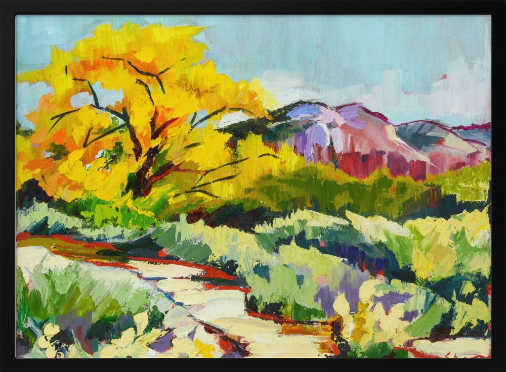 Ghost Ranch Trail - Stretched Canvas, Poster or Fine Art Print I Heart Wall Art