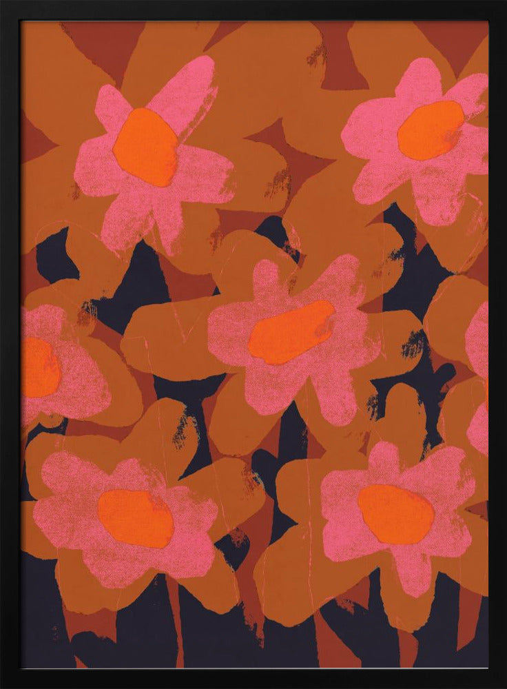 Giant Flowers - Stretched Canvas, Poster or Fine Art Print I Heart Wall Art