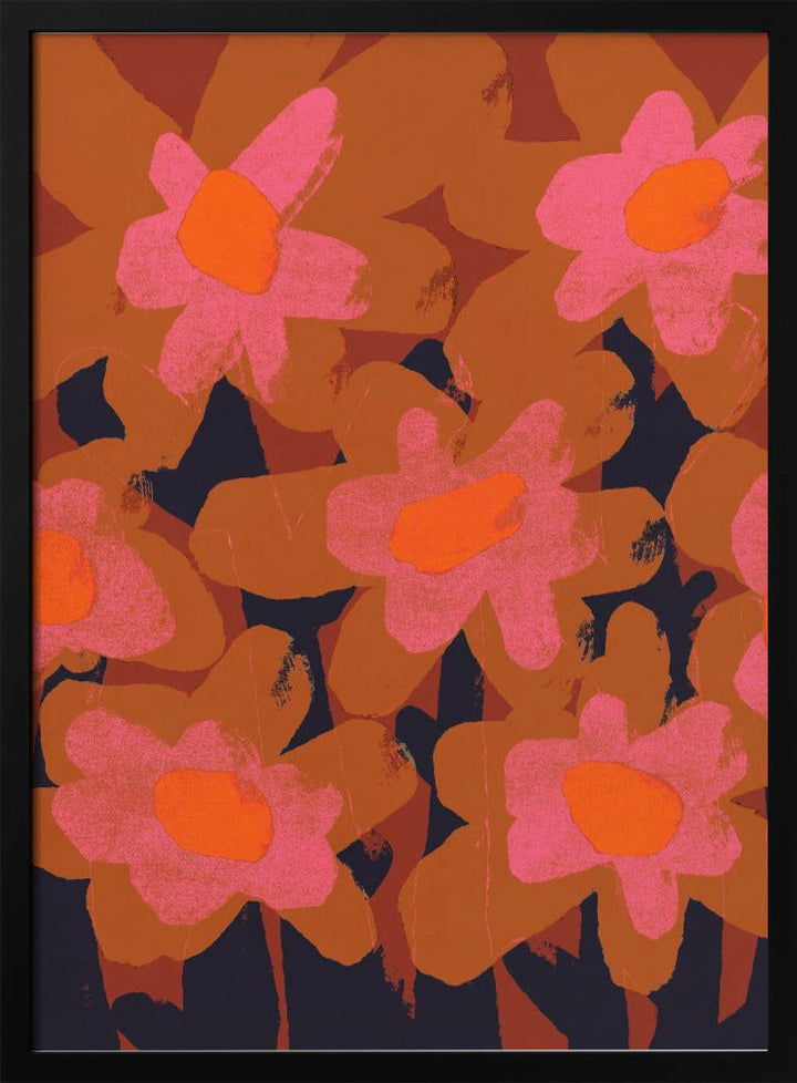 Giant Flowers - Stretched Canvas, Poster or Fine Art Print I Heart Wall Art
