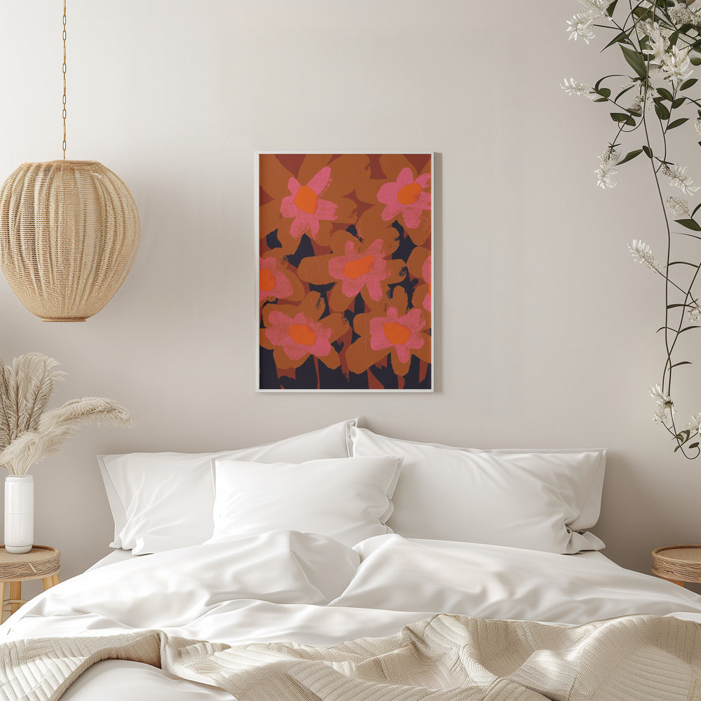 Giant Flowers - Stretched Canvas, Poster or Fine Art Print I Heart Wall Art