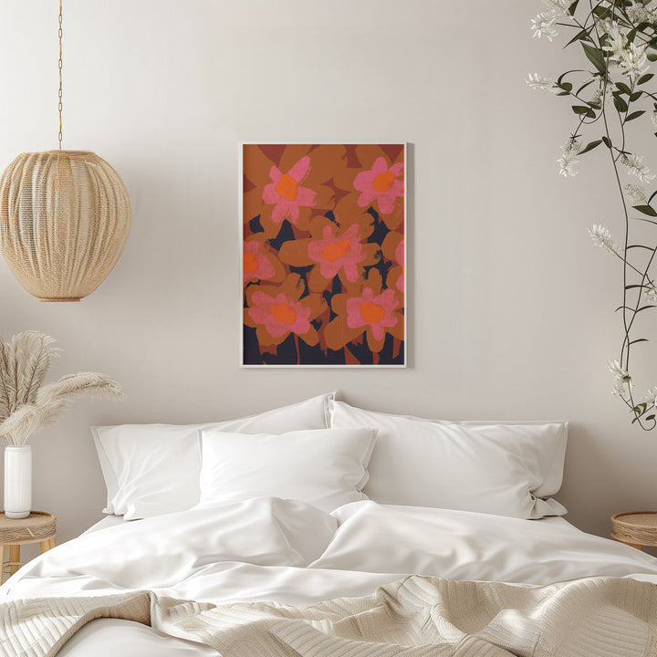 Giant Flowers - Stretched Canvas, Poster or Fine Art Print I Heart Wall Art