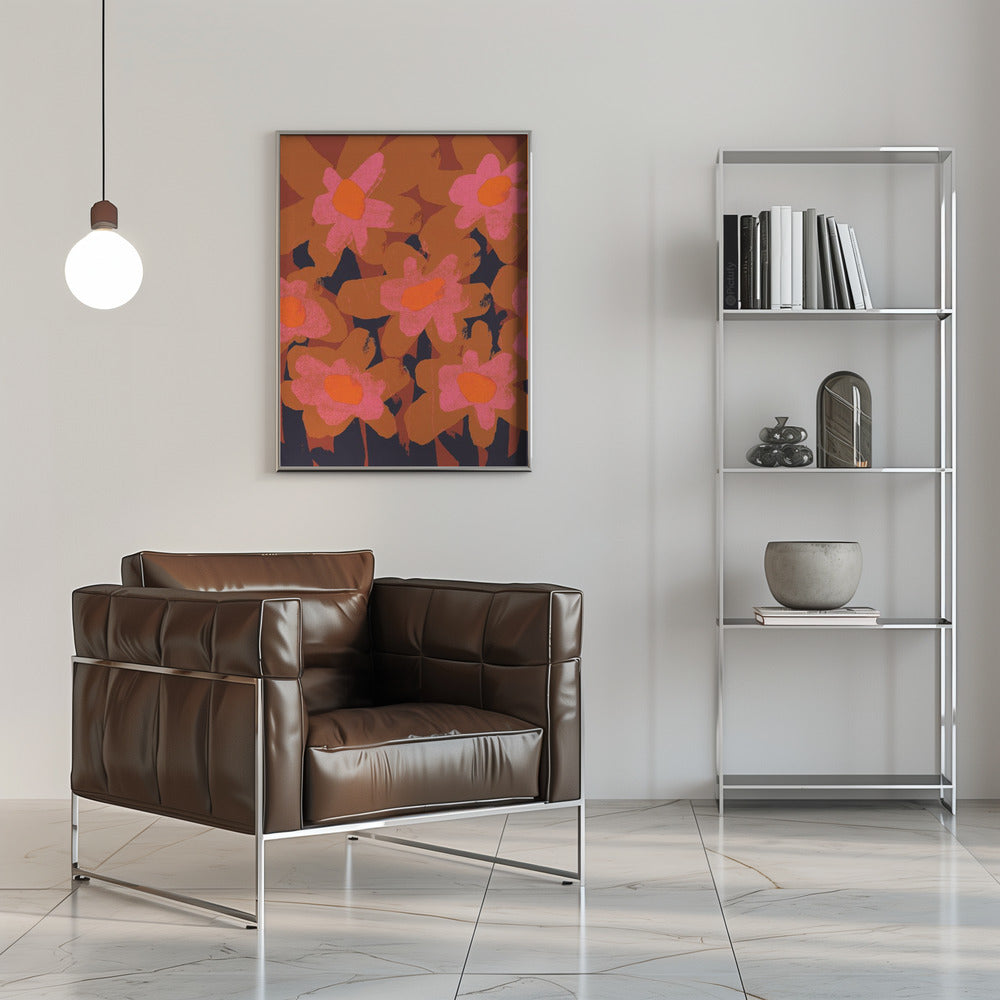 Giant Flowers - Stretched Canvas, Poster or Fine Art Print I Heart Wall Art