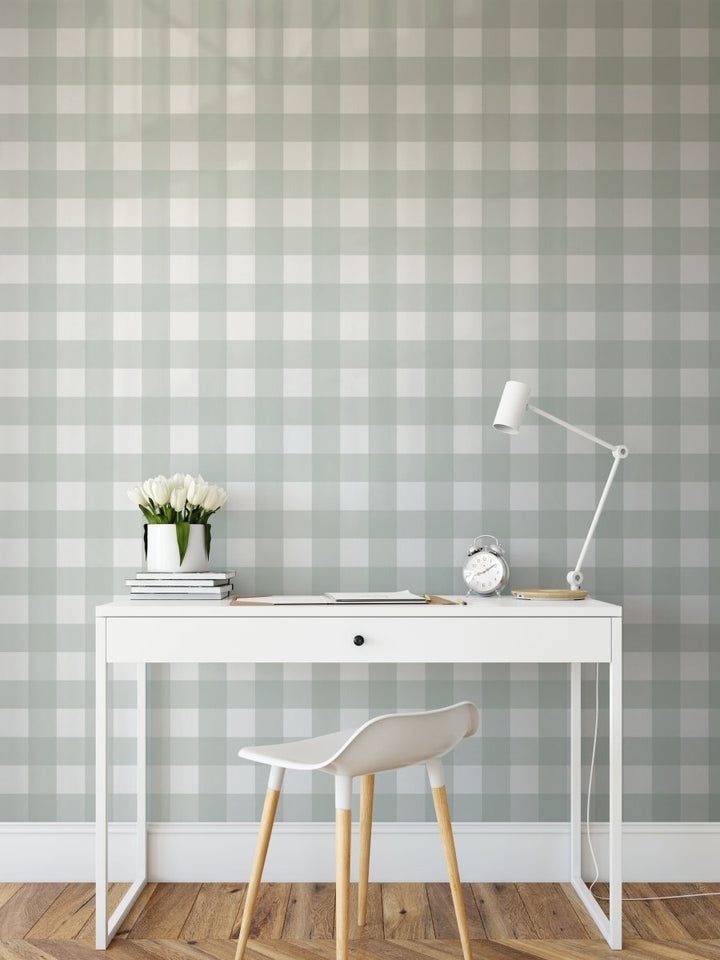 Gingham Wallpaper In &