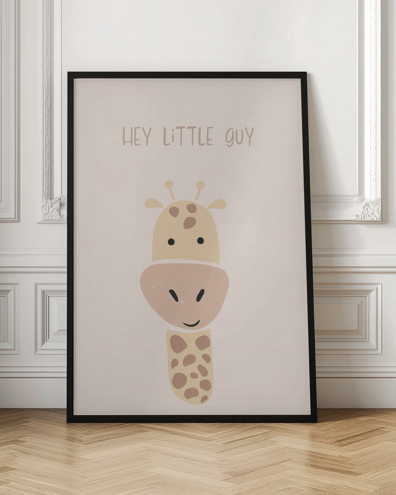 Giraffe nursery print - Stretched Canvas, Poster or Fine Art Print I Heart Wall Art