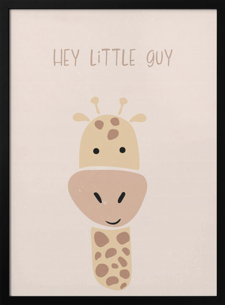 Giraffe nursery print - Stretched Canvas, Poster or Fine Art Print I Heart Wall Art