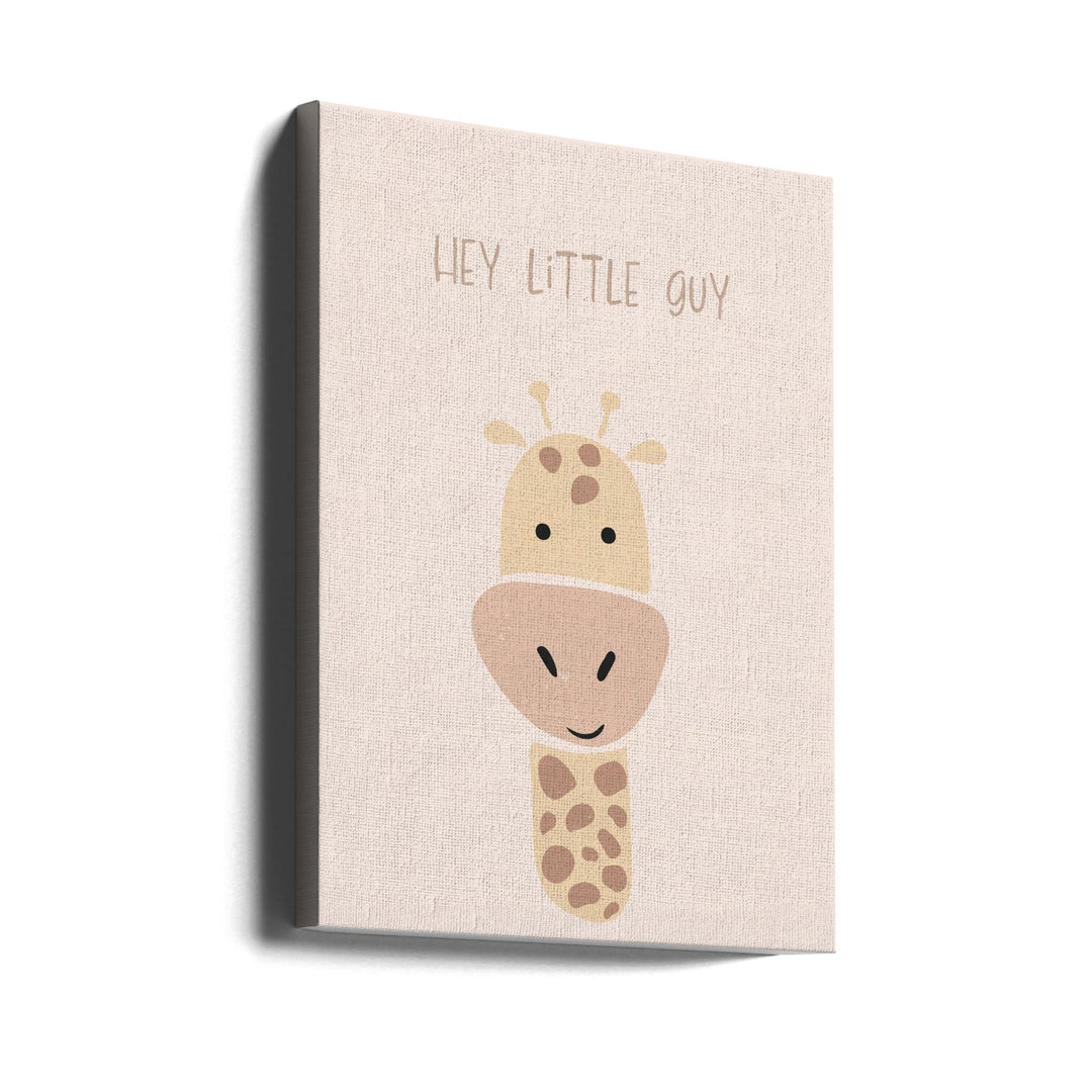 Giraffe nursery print - Stretched Canvas, Poster or Fine Art Print I Heart Wall Art