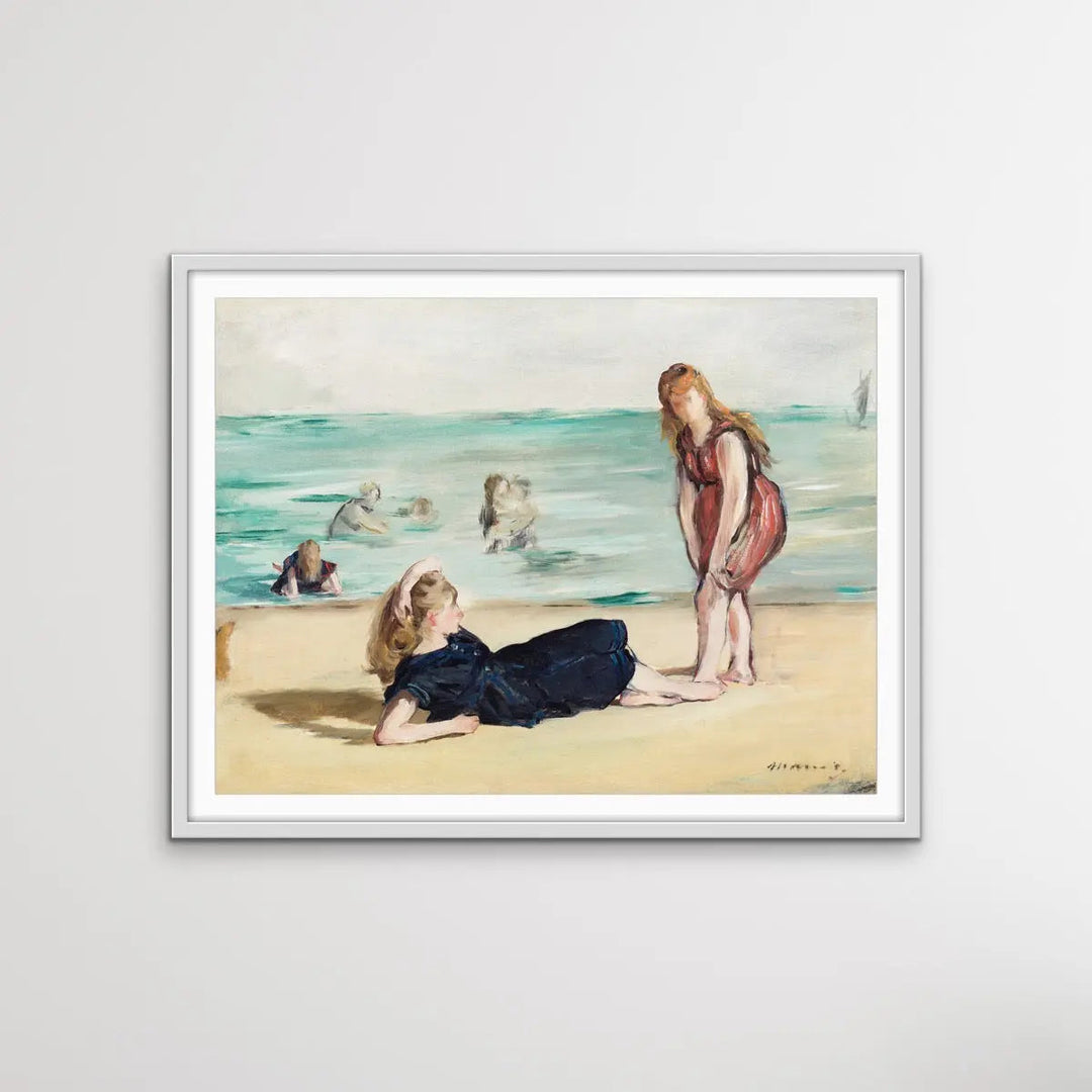 Girls on the Beach 1868 by Edouard Manet - I Heart Wall Art