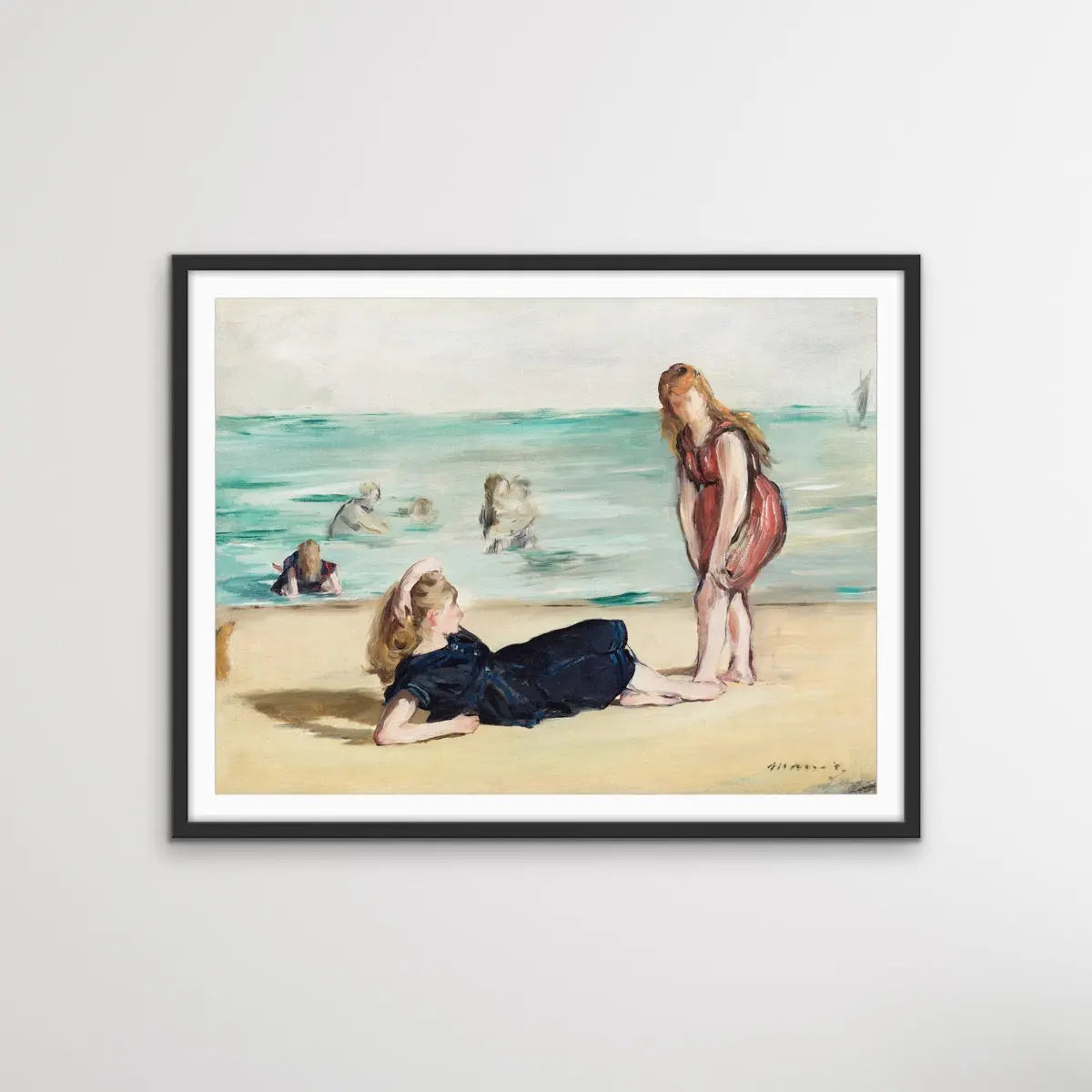 Girls on the Beach 1868 by Edouard Manet - I Heart Wall Art