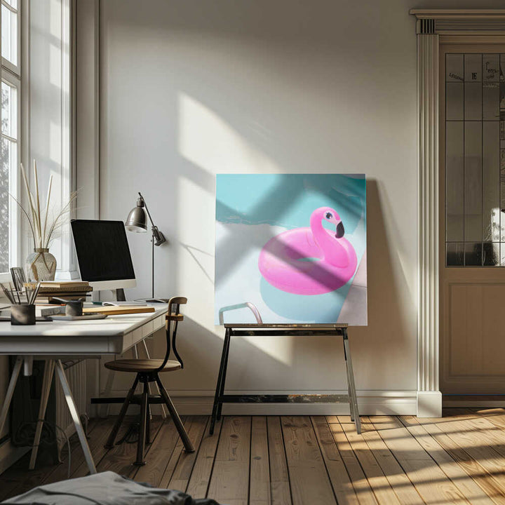 Giving You the Eye - Square Stretched Canvas, Poster or Fine Art Print - I Heart Wall Art - Poster Print, Canvas Print or Framed Art Print