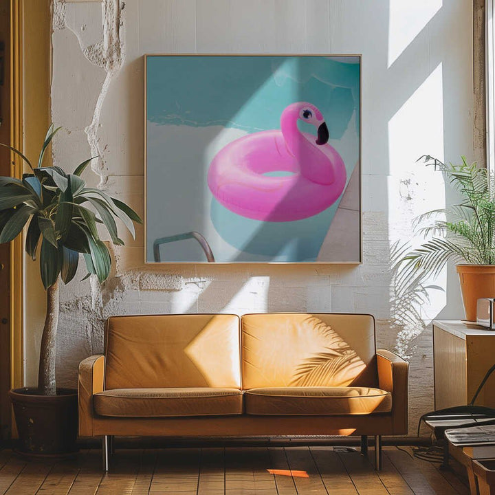 Giving You the Eye - Square Stretched Canvas, Poster or Fine Art Print - I Heart Wall Art - Poster Print, Canvas Print or Framed Art Print