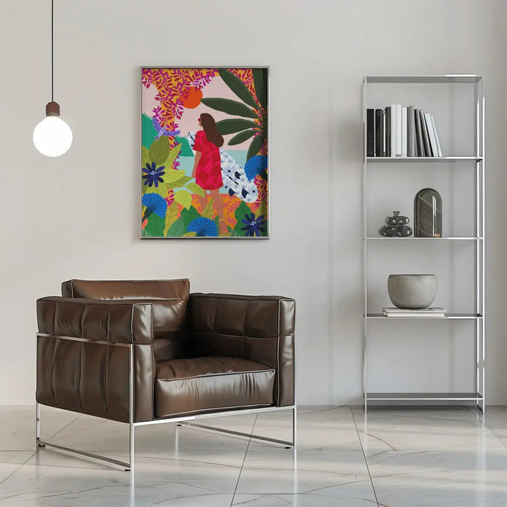 9933x14043 Din 78 Going Surfing - Stretched Canvas, Poster or Fine Art Print I Heart Wall Art