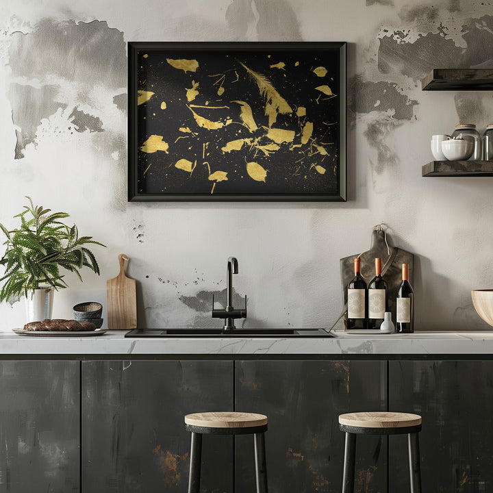 Gold Dust - Stretched Canvas, Poster or Fine Art Print I Heart Wall Art