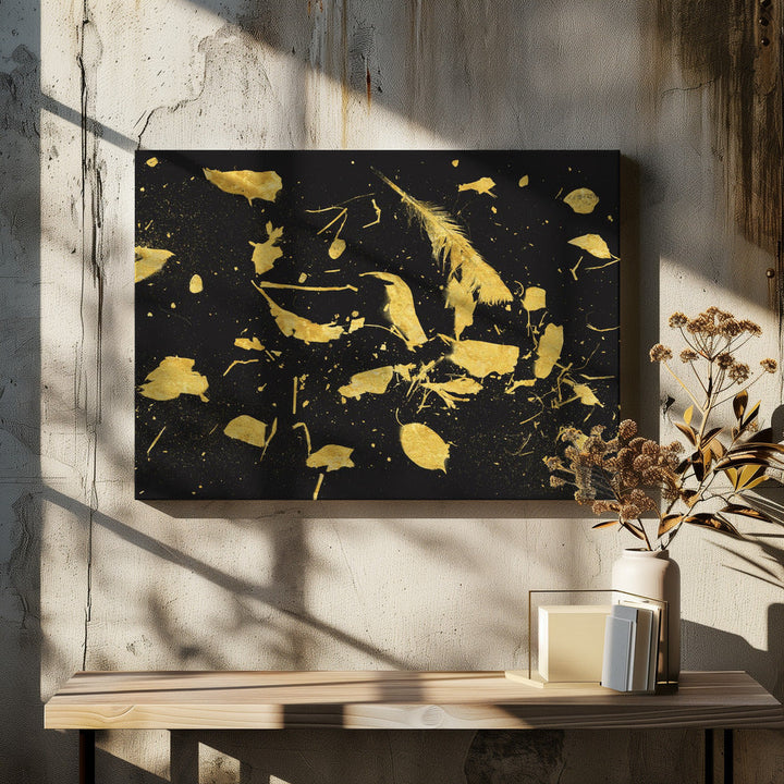 Gold Dust - Stretched Canvas, Poster or Fine Art Print I Heart Wall Art