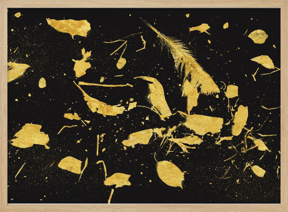 Gold Dust - Stretched Canvas, Poster or Fine Art Print I Heart Wall Art