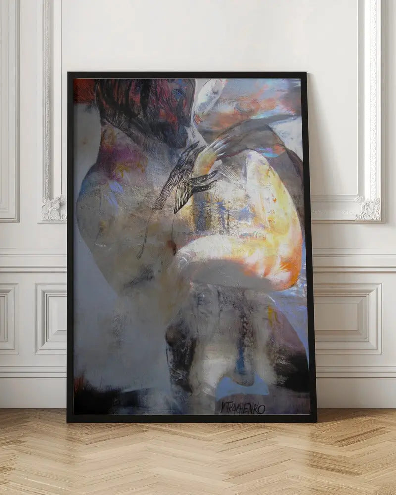Gold Fish - Stretched Canvas, Poster or Fine Art Print I Heart Wall Art